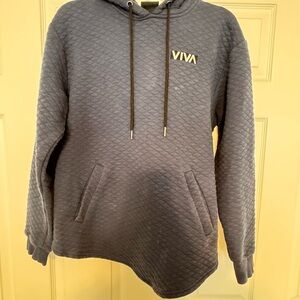 Barstool Viva Quilted Blue Hoodie for Men